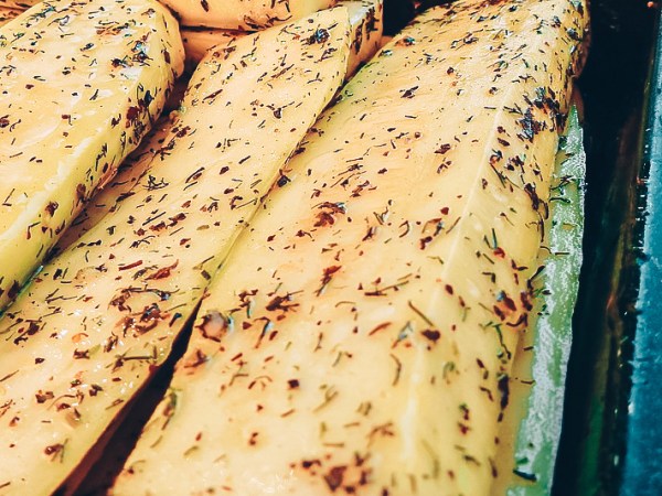 (nejen) Cuketové hranolky